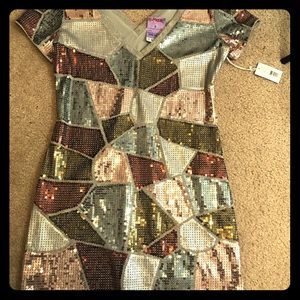 T-Shirt Sequins Dress